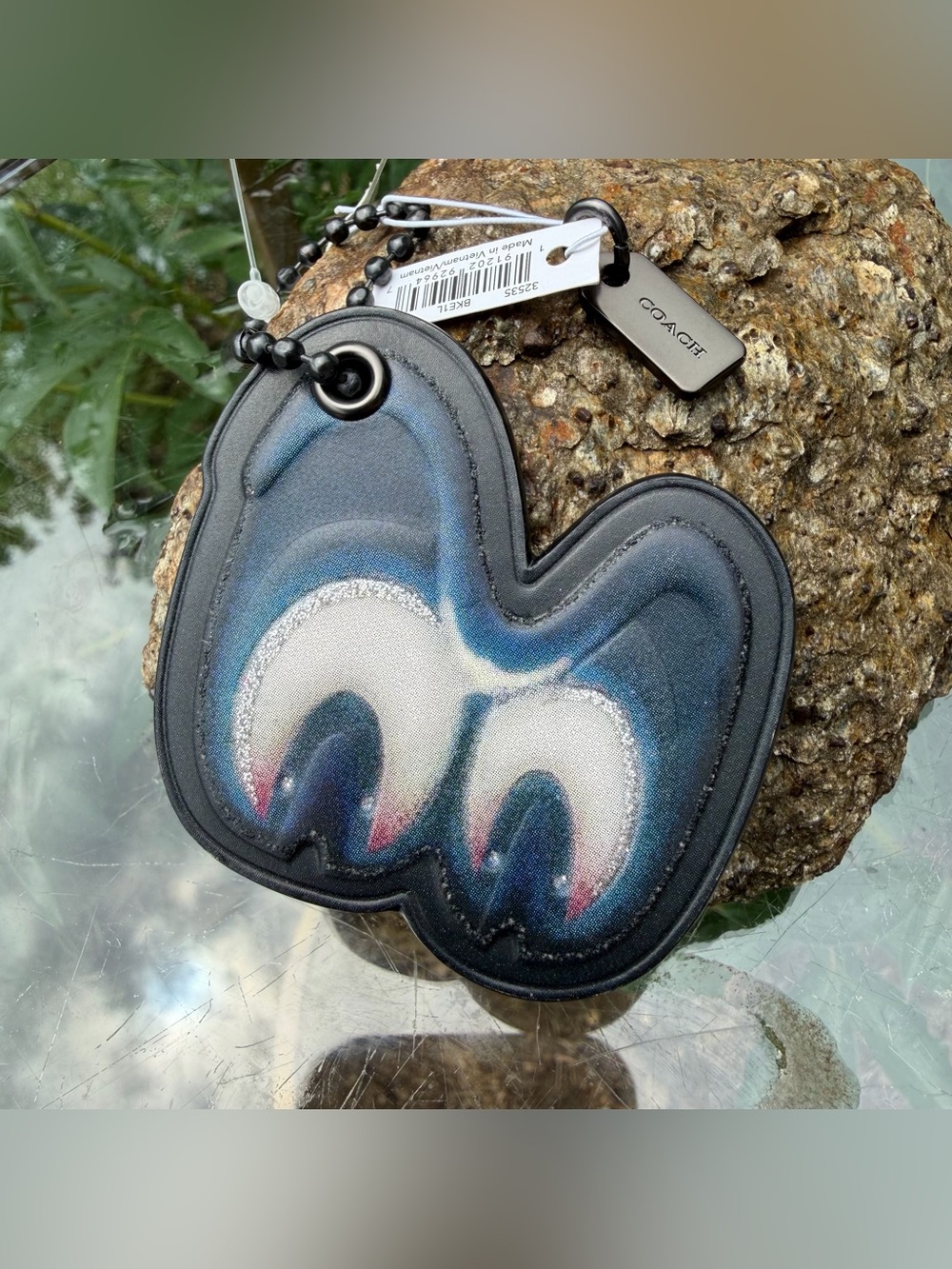 NWT Disney x Coach Dark Fairytale Snow White Spooky Eyes Hangtag Charm 32535
